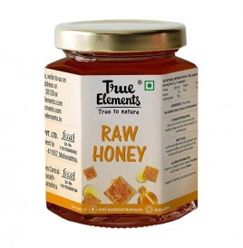 True Elements Raw Honey   Glass Jar  350 grams
